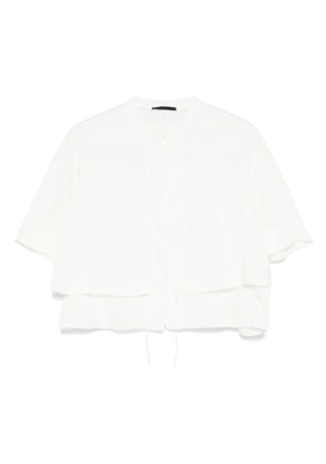 Transit drawstring shirt - Neutrals