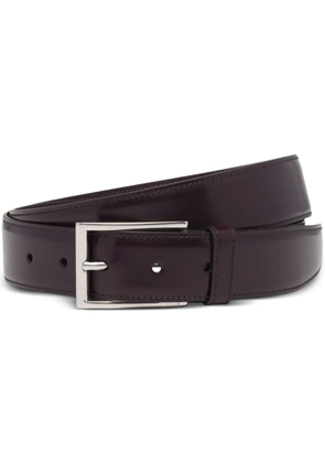 Church's polished buckle-fastening leather belt - Brown