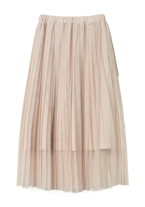 TWINSET pleated midi skirt - Brown