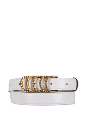 Dorothee Schumacher hoop-detail belt - White