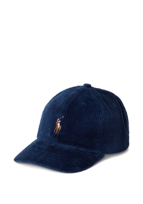 Polo Ralph Lauren corduroy baseball cap - Blue