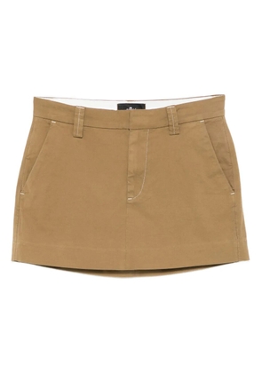 7 For All Mankind Milly Chino mini skirt - Neutrals