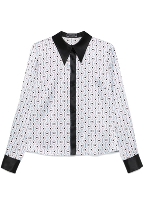 STYLAND floral-print shirt - Blue