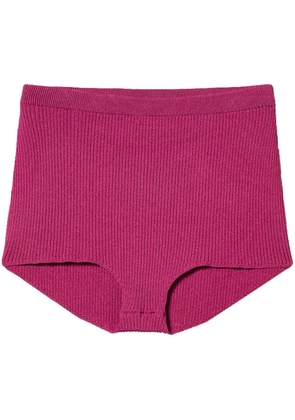 TWINSET knitted shorts - Red