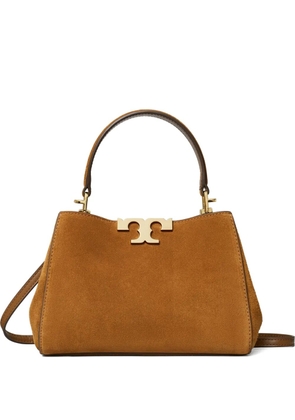 Tory Burch mini Eleanor suede satchel bag - Brown