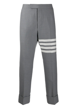 Thom Browne 4-Bar plain weave suiting trousers - Grey