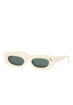pushBUTTON x Grey Ant rectangle-frame sunglasses - Neutrals