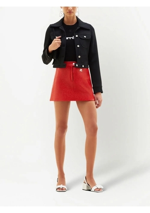 Courrèges A-line mini skirt - Orange