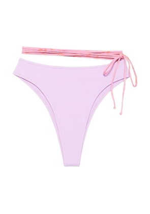 Roberta Einer x Kiss ‘n Thrill Sienna strap-detail bikini bottoms - Purple