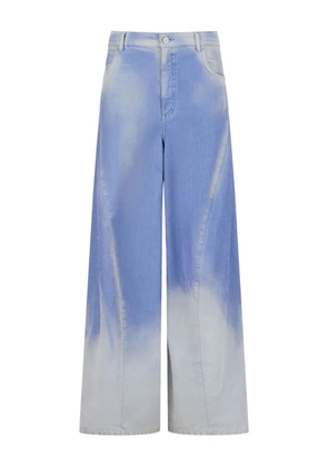 Marni dyed wide-leg jeans - Blue
