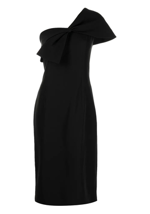 Sachin & Babi Sandra bow-embellished midi dress - Black