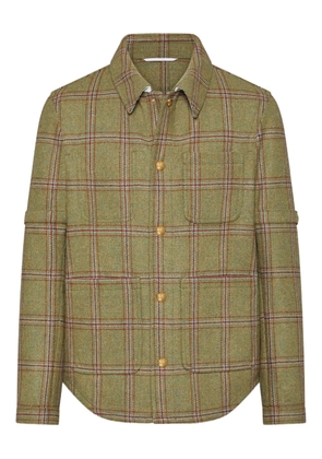 Thom Browne Hunting tweed overshirt - Green