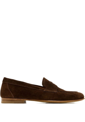 Magnanni suede loafers - Brown