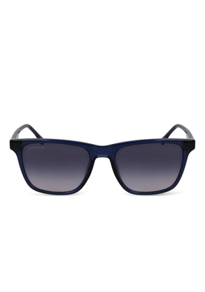 Lacoste logo-print sunglasses - Blue