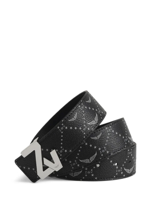 Zadig&Voltaire monogram-pattern belt - Black