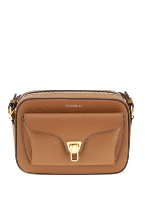 Coccinelle Beat flap-pocket shoulder bag - Brown