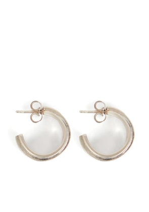 MM6 Maison Margiela Triple Number-motif earrings - Silver