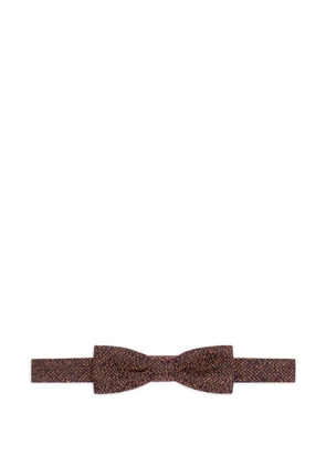 DRIES VAN NOTEN patterned bow tie - Brown