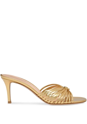 Gianvito Rossi 70mm Vyna mules - Gold