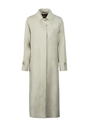Moorer button-down trench coat - Green