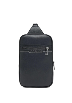 Armani Exchange zip-fastening shoulder bag - Black