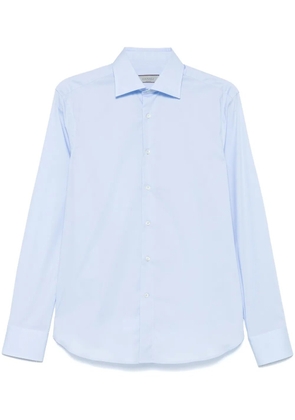 Canali poplin shirt - Blue