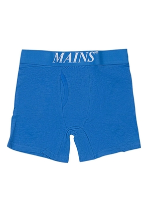 MAINS logo-waistband boxers - Blue