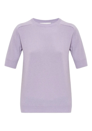 Lisa Yang short-sleeve cashmere T-shirt - Purple