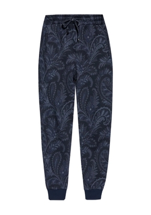 ETRO paisley-print drawstring sweatpants - Blue