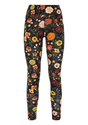 La DoubleJ floral-print leggings - Black