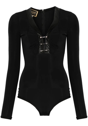 MITILIANE COUTURE piercing-detail bodysuit - Black