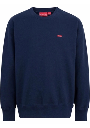 Supreme small box logo crewneck sweatshirt - Blue