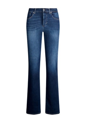 LIU JO logo-plaque five-pocket denim jeans - Blue