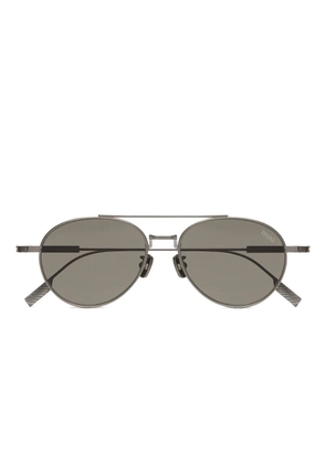 Zegna pilot-frame sunglasses - Grey