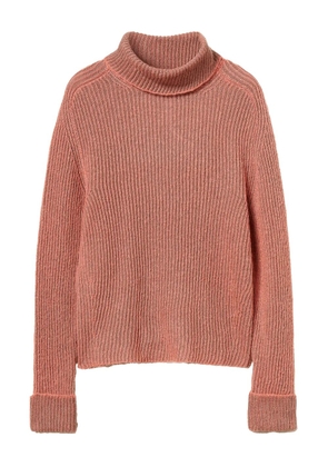 TWINSET ribbed turtleneck jumper - Pink
