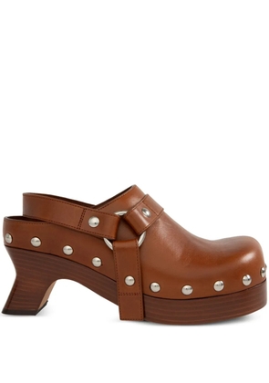 LOEWE 70mm Tacha mules - Brown