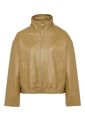 Yves Salomon leather jacket - Brown