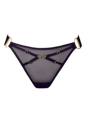 Bordelle Nara strap thong - Purple