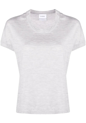 Barrie short-sleeve cashmere top - Grey