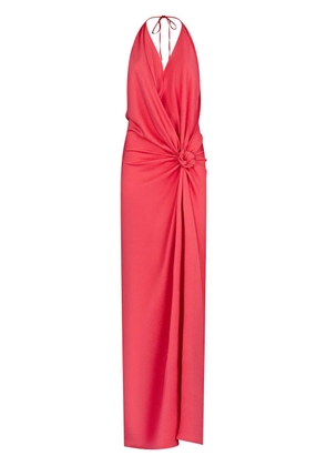 Silvia Tcherassi Torgiano halterneck dress - Pink