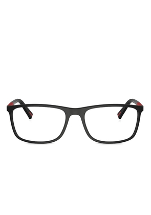 Prada Linea Rossa rectangle-frame glasses - Black