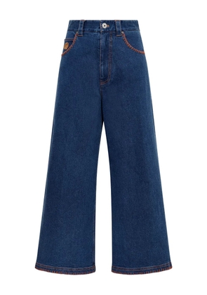 MALIPARMI contrast-stitch denim jeans - Blue