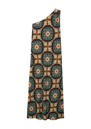 La DoubleJ Clingy Roy one-shoulder maxi dress - Black