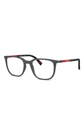 Prada Linea Rossa logo-print glasses - Black