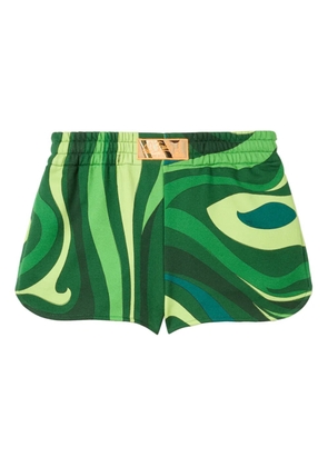 PUCCI Marmo-print shorts - Green