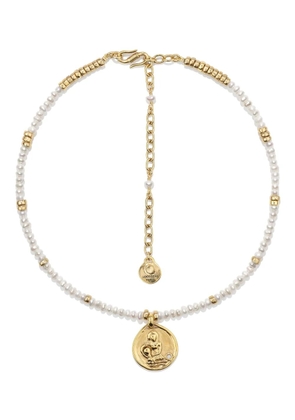 Goossens Astro Aquarius Pearls necklace - Gold