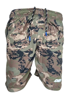 Devástates camouflage-pattern shorts - Green