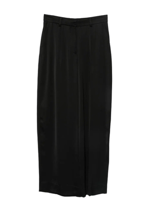 TOTEME satin-finish trousers - Black