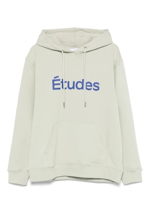 Études Studio logo-print hoodie - Green