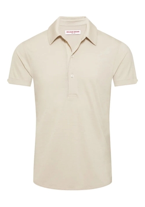Orlebar Brown Sebastian merino polo shirt - Neutrals